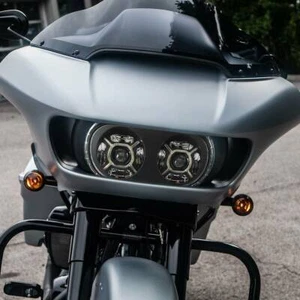Proyector de doble faro LED apto para Harley Touring Road Glide 2015-2023 - Imagen 1 de 10