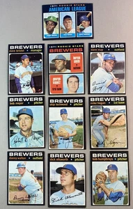 1971 Topps Baseball Cards - MILWAUKEE BREWERS - Lot of 10 - RC - Nice Cond. 10x - Picture 1 of 7