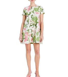 Vestido Mestiza New York Convertible Cecily Elástico Crepé Floral/Verde Talla XL - Imagen 1 de 11