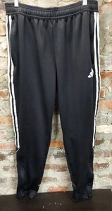 Pantalones de chándal Adidas para hombre talla L negros cintura elástica Gb - Imagen 1 de 4
