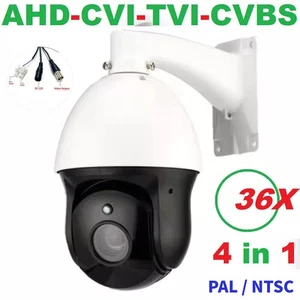 36X Zoom 1080P AHD/TVI/CVI/CVBS 4 in 1 NTSC/PAL PTZ Speed Dome Kamera 80m IR - Picture 1 of 1