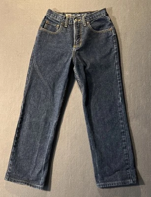 Cruel Girl Denim Jeans Youth 3L Dark Wash Slim Adjustable Waist Western *READ* - Image 1 of 4