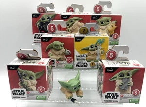 Hasbro Star Wars Collezione Mandalorian Bounty IL BAMBINO Figure Grogu LOTTO DI 8 - Foto 1 di 7