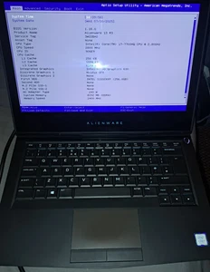 FAULTY Alienware 13 R3 i7 7600-GTX 1060 6GB-8GB RAM-NO HDD-NO OS-FAULTY-3WSSBH2 - Picture 1 of 11