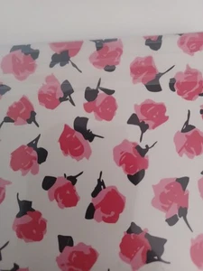 Kate Spade NEW Sealed Notebook Set Of TWO Roses & White W/Black Stripe Pack A - Picture 1 of 6
