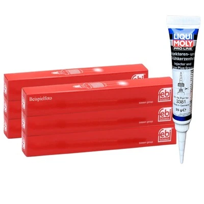 6 candele Febi Bilstein + grasso LIQUI MOLY per DAF 400 SERIE DAILY I - Immagine 1 di 4