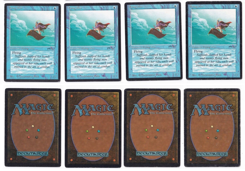 Flying Men x4  -Arabian Nights Edition -HP - MTG -FREE SHIPPING! - Image 1 of 1