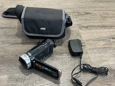 JVC Everio GZ-E200BU Full HD Camcorder 40X Optical Touch Screen Charger/Case! - Image 1 of 4