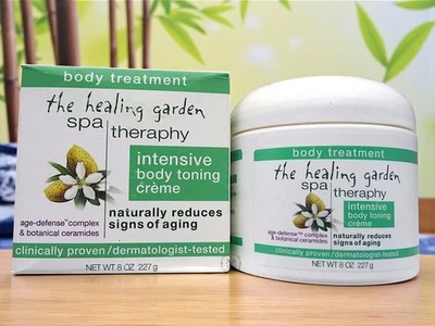THE HEALING GARDEN - SPA THERAPY INTENSIVE BODY TONING CREME - 8.0 OZ. - NIB - Image 1 of 3