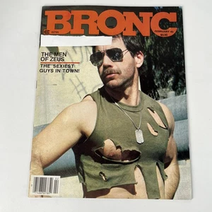 VTG "BRONC” vintage gay Interest Playgirl February 1983 Volume 1 #8 - Picture 1 of 1