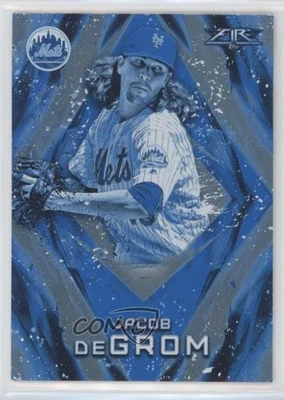 2017 Topps Fire Blue Chip Jacob deGrom #52 - Image 1 of 2