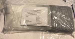 Cover For Full Size Bedrail White Mesh And Gray Sleeve. New - Picture 1 of 3