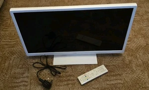 LOGIK L24HEDW18 24" LED White TV with Built-in DVD Player - With Remote Control - Picture 1 of 7