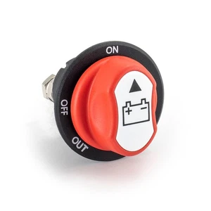 Auto Batterie Trenn Haupt Strom Schalter 50A Notaus Poltrenner Motorrad LKW - Picture 1 of 4