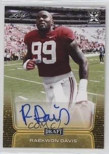 2020 Leaf Draft Auto Gold Raekwon Davis #BA-RD1 Rookie Auto RC - Picture 1 of 3