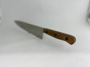 SHARP & VINTAGE Chicago Cutlery 44S Chef's Knife 10" - Walnut Handle - Picture 1 of 7