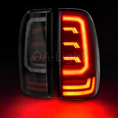 Smoke For 2008-2016 Ford F250 F350 F450 Super Duty LED Tail Lights Brake Lamps - Image 1 of 4