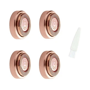 Pain-Free Waterproof Blade Hair Remover Cleaning Replacement Heads With Brush B - Picture 1 of 9
