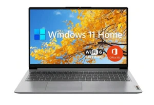 Lenovo IdeaPad 1 15.6" Notebook (Intel Celeron N4500 12GB 128GB eMMC + 256GB) - Picture 1 of 6