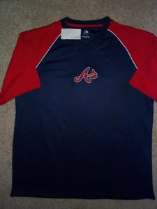 *IRREGULAR* Atlanta Braves mlb Baseball Jersey Adult MENS/MEN'S (L-LG-LARGE) - Picture 1 of 2