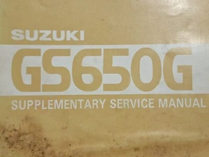 Original Suzuki GS650G (Katana) zusätzliche Serviceanleitung. - Bild 1 von 7