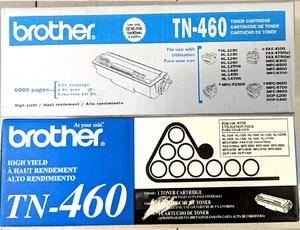 ✨ Cartucho de tóner negro de alto rendimiento Brother TN-460 TN460 NUEVO sellado genuino LOTE 2 - Imagen 1 de 7
