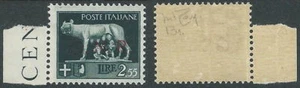 1944 RSI GNR BRESCIA LUPA 2,55 LIRE MH * - Y174 - Picture 1 of 1