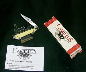 Camillus 710 Yello-Jaket Knife USA Circa-1990's 2-3/4" Closed W/Packaging,Papers - Picture 1 of 12