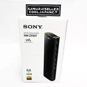 SONY WALKMAN 64GB Hi-Res ZX Series Audio Player NW-ZX507 Black English Language - Picture 1 of 9