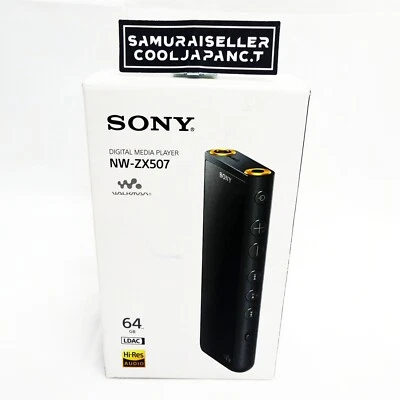 SONY WALKMAN 64GB Hi-Res ZX Series Audio Player NW-ZX507 Black English Language - Image 1 of 4