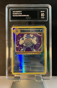2016 Pokemon XY Evolutions #25 Poliwrath - Reverse Foil GMA 10 GEM MINT - Picture 1 of 2