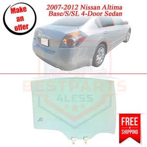 Rear Door Glass right side for 2007-2012 Nissan Altima Base/S/SL 4-Door Sedan - Picture 1 of 8