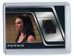 ABBY BRAMMELL AS PERSIS COSTUME RELIC CARD C14 STAR TREK ENTERPRISE SEASON 4 - Picture 1 of 2