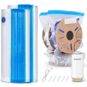 ELEGOO Filament Storage Bags Auto Pump Kit, 30 Reusable Bags Vacuum Sealed - Afbeelding 1 van 1