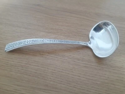 Cucharón Gravy Vintage Perseguido Clásico RLB LUNT Plata Esterlina Foto 1 de 4