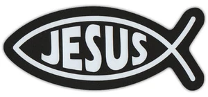 Ichthys Automagnet - Jesus Christus, Sohn Gottes, Retter (Fischsymbol) - Bild 1 von 1