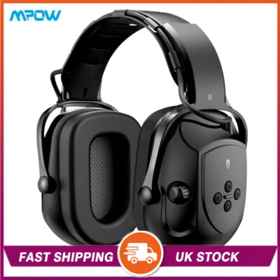Mpow Bluetooth Ear Defenders EarMuffs Headphones Mic Shooting Hearing Protector