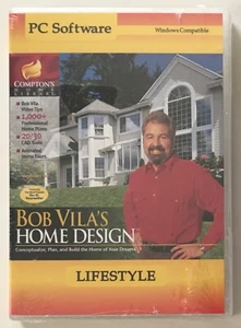 Bob Vila's Home Design CD-ROM Windows 95 PC Software (Lifestyle) - New Sealed - Picture 1 of 2