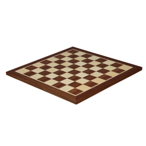 Mahogany Chess Board 14 Inch - Picture 1 of 3