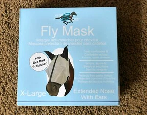 NIB Horse Sense XL Horse Fly Mask with Ears & Long Nose, XL - Picture 1 of 6