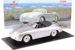 1:12 Spark Porsche 356 Speedster Carrera 1956 Grigio-Argento Metallico 12S004 - Foto 1 di 4