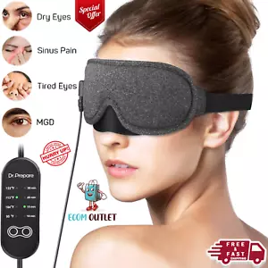 Heated Eye Mask, USB Eye Mask for Dry Eyes With Temperature & Timer Control Earp - Picture 1 of 24