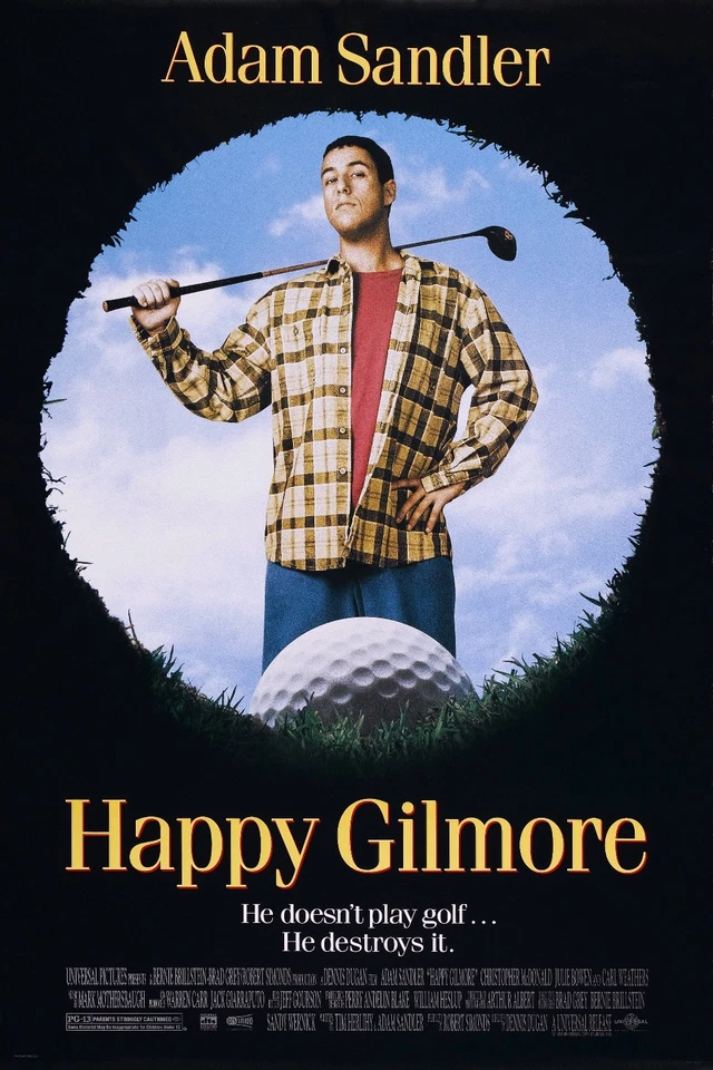 Happy Gilmore 1996 Sports Comedy Classic Movie POSTER