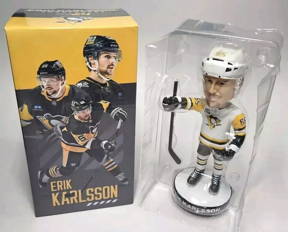Erik Karlsson 2024 Pittsburgh Penguins SGA Bobblehead Fan Promo Bobble - Image 1 of 1