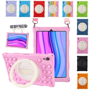 Pop Fidget Toys Push It Bubble Case Cover with Strap For iPad Mini 1 2 3 4 5 6 - Picture 1 of 52