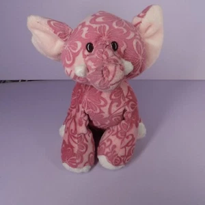 GANZ Webkinz Batik Pink Elephant 9" Plush Stuffed Animal No Code - Picture 1 of 8