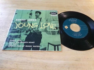 Sonny James 45EP - Young Love - Capitol EAP-1-827 w/cvr - Picture 1 of 2