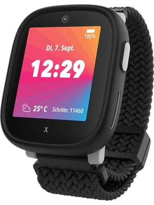 XPLORA X6 Gen 2 Kindersmartwatch Textilarmband IP68 für Nano Sim Schwarz - Bild 1 von 3