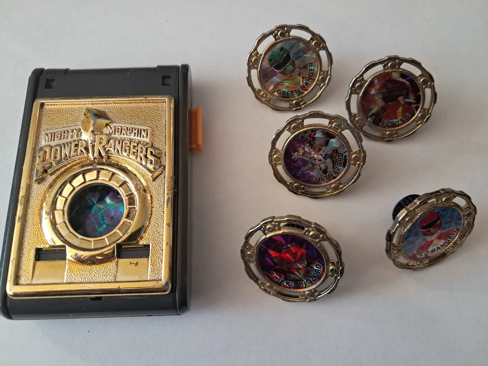 Mighty Morphin Power Rangers Spin Fighters пусковая установка 5 спиннеров Inc. зеленый рейнджер - Изображение 1 из 4