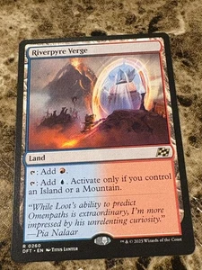 RIVERPYRE VERGE Magic Magic Magic The Gathering Aetherdrift - Imagen 1 de 2